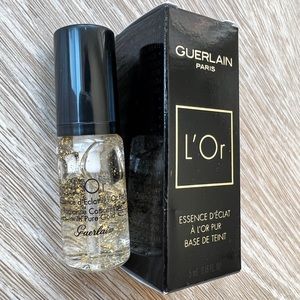 New! Guerlain 24k Gold Flakes Radiance Primer Makeup Base